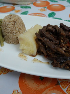 Una foto de Fajitas de carne de res con salsa soya