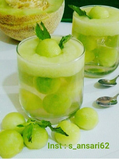 عکسی از دستور ژله طالبی