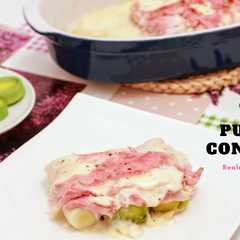 Una foto de Puerros Con Jamón
