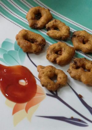 A picture of Crispy Bitter gourd rings.