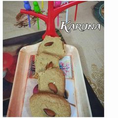 A picture of Atta ki cookies biscuits.