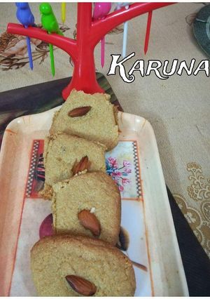 A picture of Atta ki cookies biscuits.