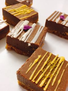 عکسی از دستور چیز کیک شکلاتی
