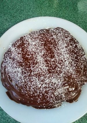 Una foto de Pastel de tortitas de naranja con ron Negrita 😋
