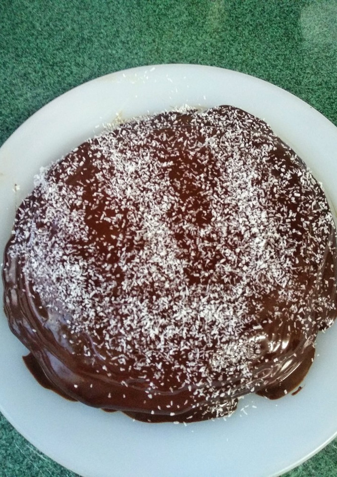 Una foto de Pastel de tortitas de naranja con ron Negrita 😋