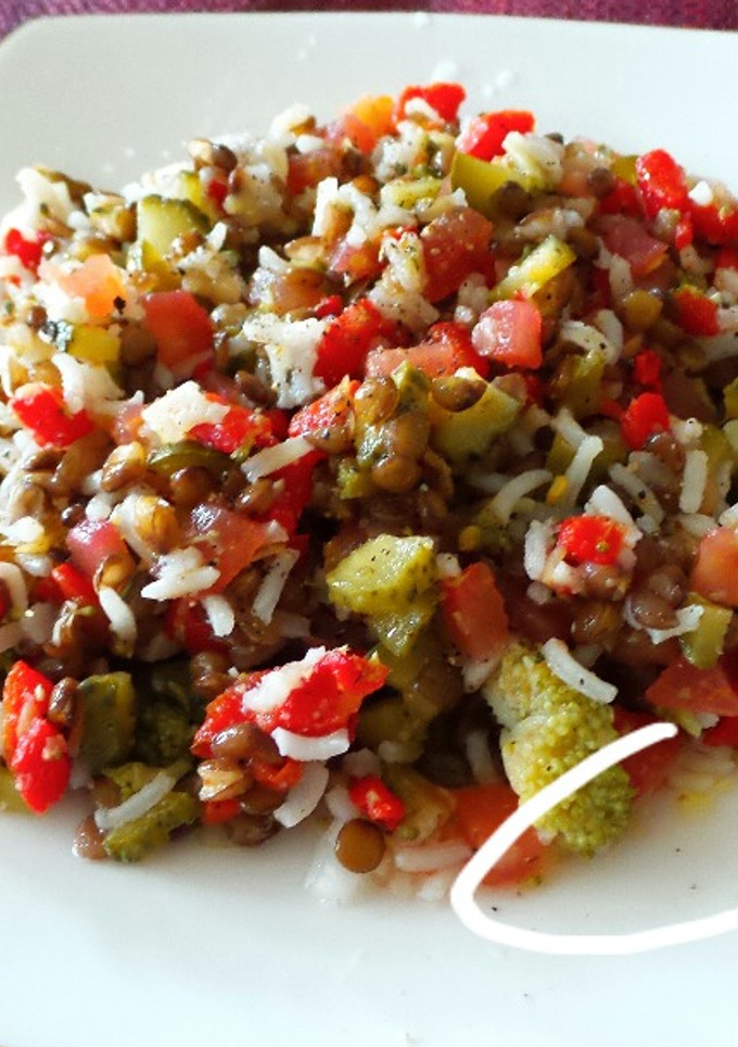 Una foto de Ensalada de arroz