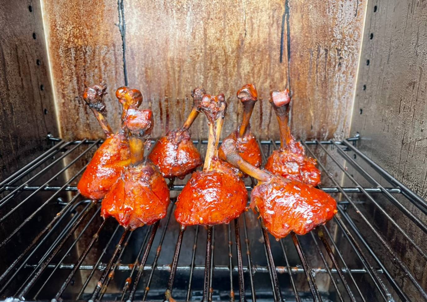 Smoker chicken lollipop