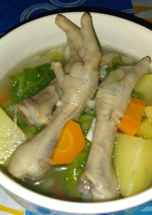 Foto resep Sup Ceker Makaroni Praktis