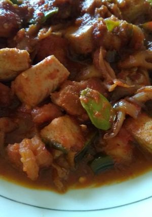 Foto resep Sambal Cumi Udang PeTe Jamur