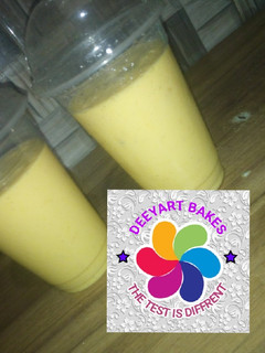 A picture of Mango smoothie.
