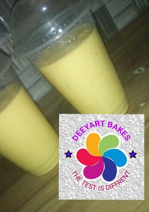 A picture of Mango smoothie.