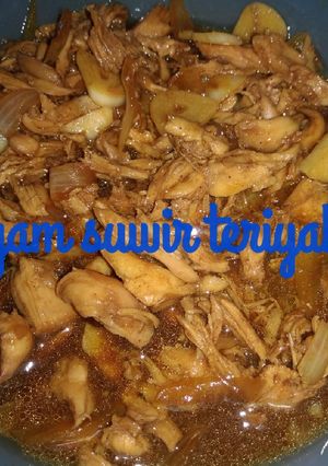 Foto resep Ayam suwir teriyaki