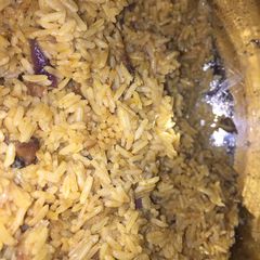 A picture of Jollof rice.