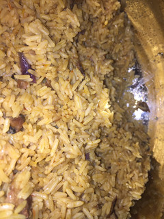 A picture of Jollof rice.