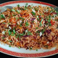 A picture of Schezwan Fried Rice.