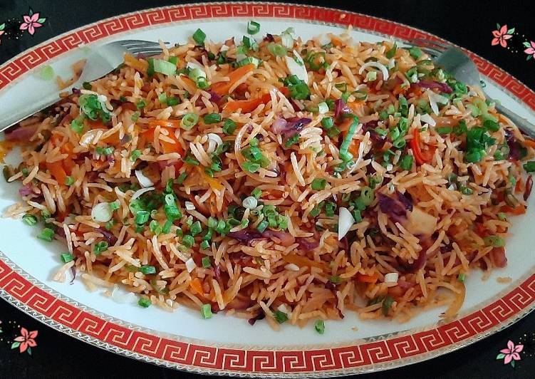 Steps to Make Favorite Schezwan Fried Rice