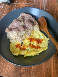 豬肉電鍋飯X普通煎雞蛋 的食譜成品照片