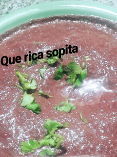 Una foto de Crema de betarraga