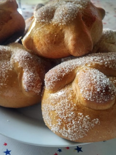 Una foto de Pan de muerto