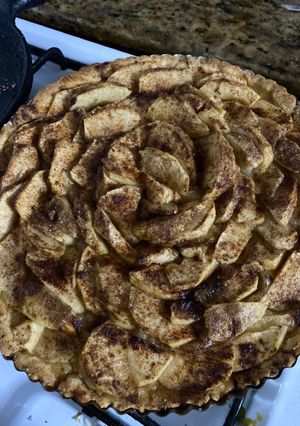 A picture of Uruguayan Apple pie.