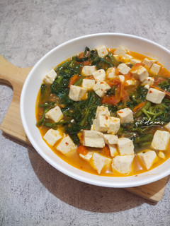 Foto resep Tumis Kangkung Tahu Bumbu Merah