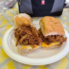 A picture of 3 ingredient BBQ Pulled Pork.