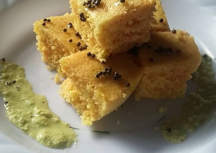 Rice Pumpkin Dhokla