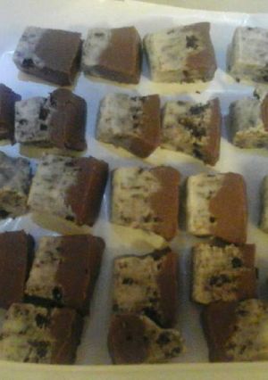 A picture of Oreo fudge .