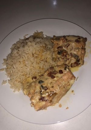 Una foto de Salmón a la Crema