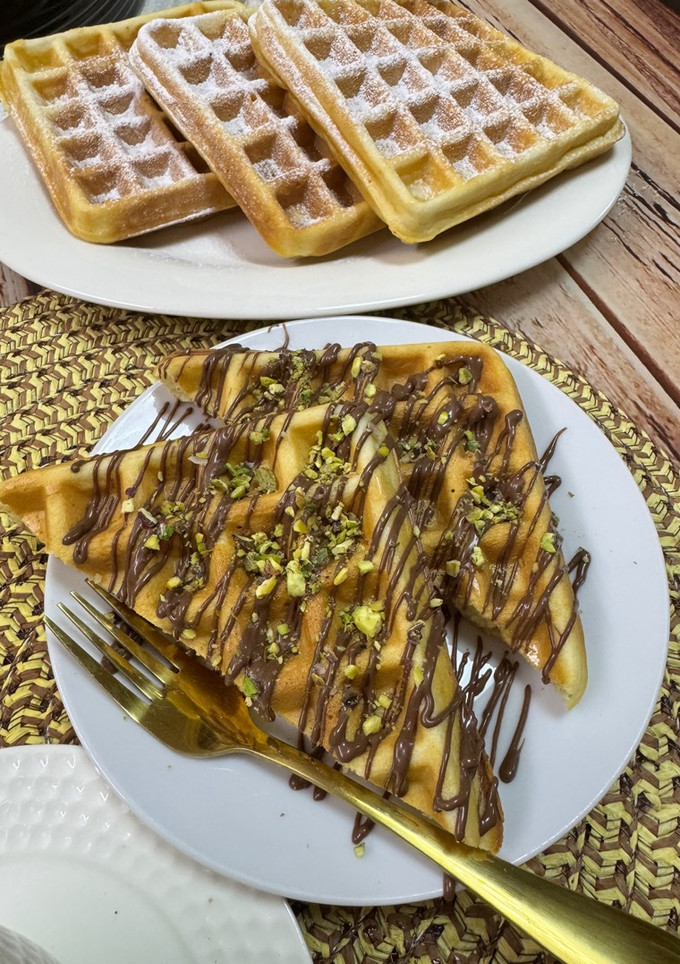 صورة لوصفة وافل مقرمش