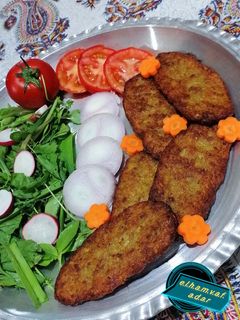 عکسی از دستور کتلت گوشت و هویج