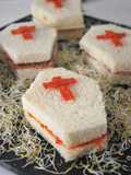 Sándwiches ataúd terroríficos