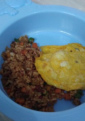 Foto resep Nasi goreng kornet MPASI (1y+)
