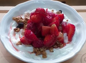 Foto di Yogurt e frutti rossi