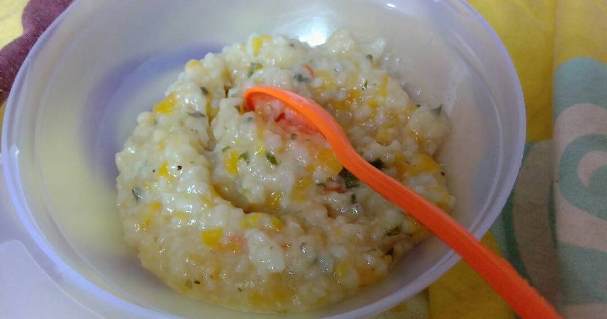  Resep  MPASI 8 Bubur  Nasi  Wortel  oleh Elmie s Lil Kitchen 