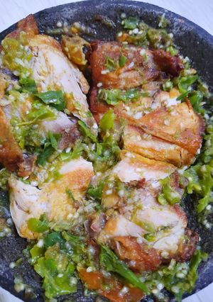 Foto resep Ayam Penyet Cabe Ijo