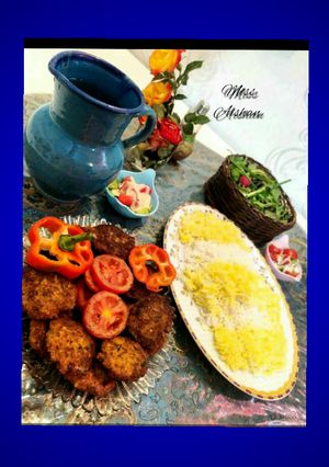 عکسی از دستور کتلت گوشت (همراه با نکات کامل)
