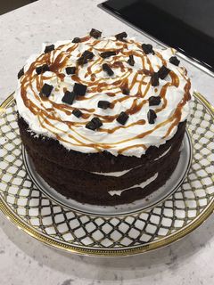 عکسی از دستور کیک شکلات و کارامل 🍫🍫