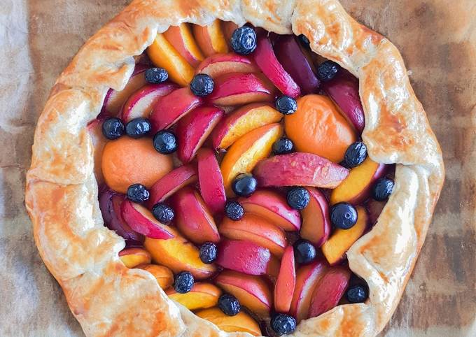 Tarte rustique aux fruits