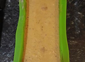 Una foto de Flan de frutas con estevia. - Para diabéticos