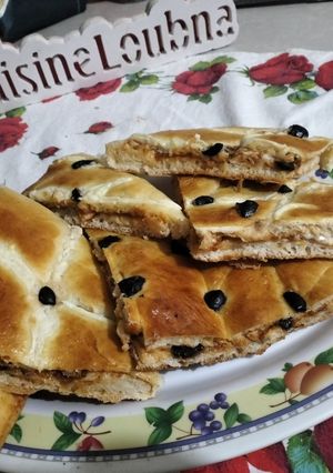 صورة لوصفة فطيرة محشية عائلية