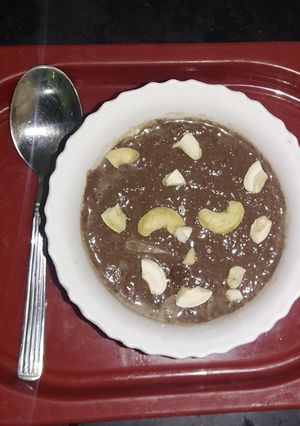 சாக்லேட் சியா புட்டிங்கு(Chocolate chia Pudding recipe in tamil) செய்முறை முக்கிய புகைப்படம்
