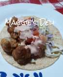 Tacos de camarón vegetal