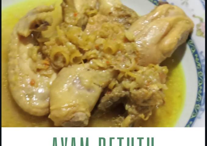 Resep Ayam Betutu (Tidak Pedas), Enak Banget