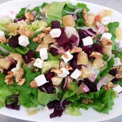 A picture of Beetroot & feta salad.
