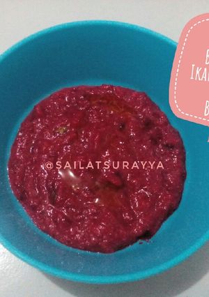 Foto resep Mpasi 6m+ Ikan Mata Besar Beetroot 🐟