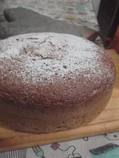 Una foto de Bizcochuelo de chocolate súper esponjoso :>