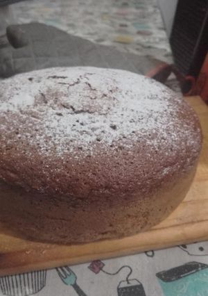 Una foto de Bizcochuelo de chocolate súper esponjoso :>