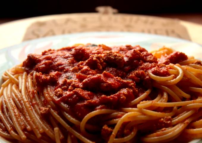 Spaghetti au ragoût de tofu