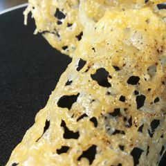 A picture of Parmesan Tuille Biscuits.